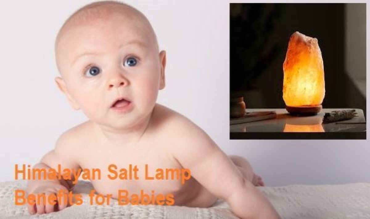 himalayan salt lamp in baby room
